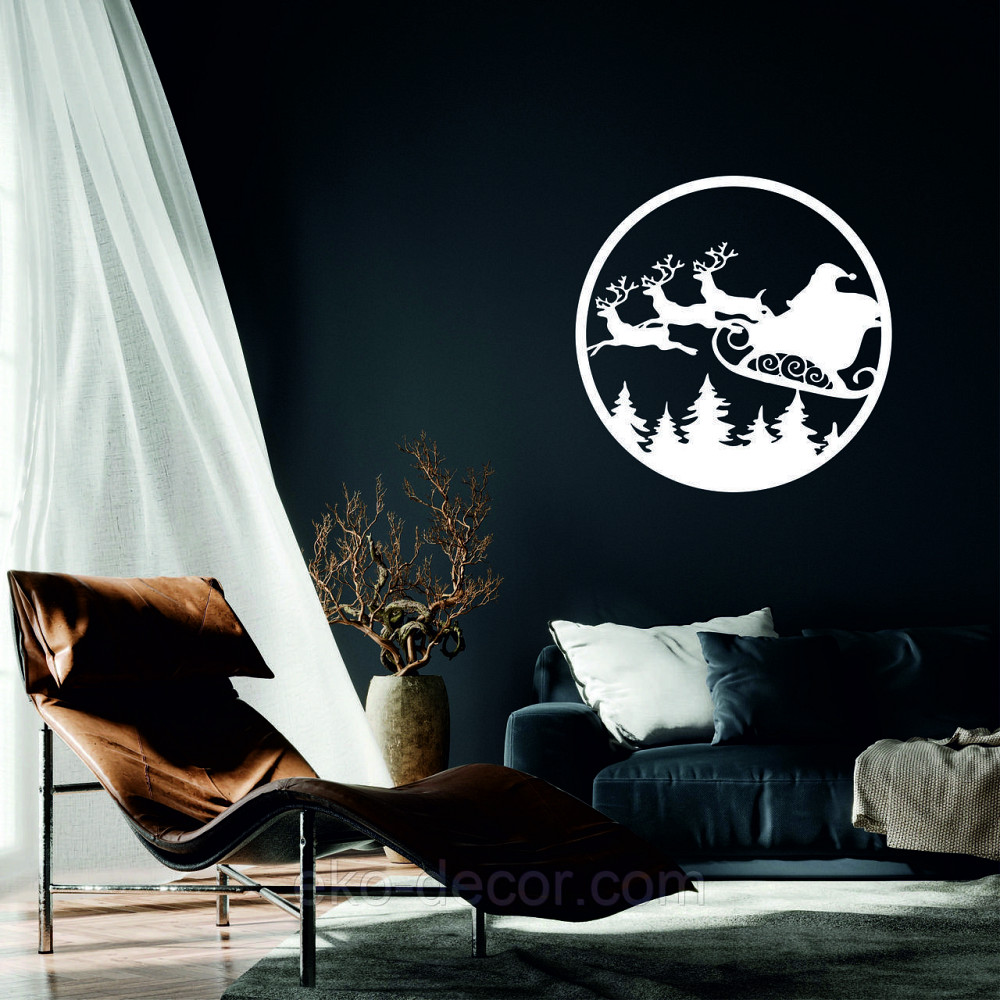 Декоративне настінне Панно «Новий рік», Декор на стену Київ - фото 2