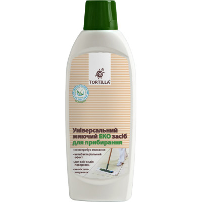 Средство для мытья пола Tortilla Эко Универсальный с антибактериальным действием 500 мл (4820178060127) Винница - изображение 1