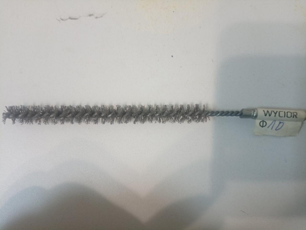 Йоржик дротяний жорсткий N610 з різьбою М6 загальною довжиною 150мм довжиною йоржика 100мм діаметром 10мм 10 Київ - фото 1
