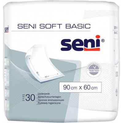 Пелюшки для малюків Seni Soft Basic 90х60 см 30 шт (5900516692315) Вінниця