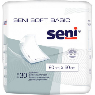 Пелюшки для малюків Seni Soft Basic 90х60 см 30 шт (5900516692315) Вінниця - фото 1