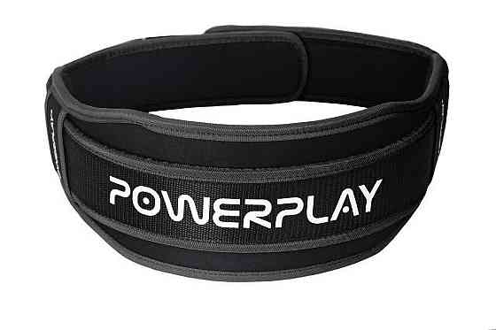 Пояс неопреновий для важкої атлетики Power Play 5546 Black XL Київ