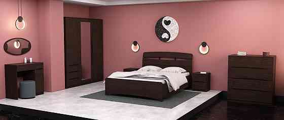 Кровать Дельта двуспальная, Венге Магия, 2132х1450х1070 Львов