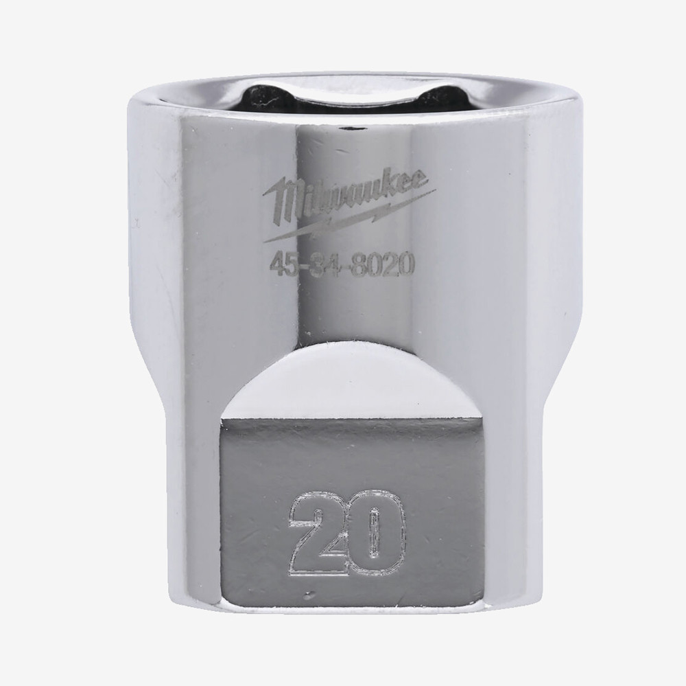 Головка хромированная метрическая 3/8'' MILWAUKEE, 20мм Одесса - изображение 1