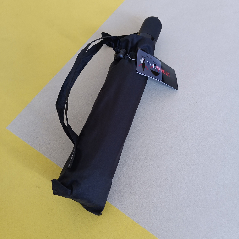 Парасолька чоловіча автомат чорний антивітер Київ - фото 7