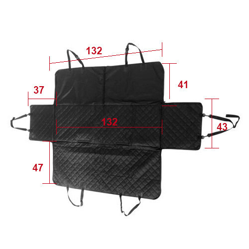 Автомобильный чехол-коврик на задние сиденья для безопасной и комфортной перевозки собак, водонепроницаемый Киев - изображение 2