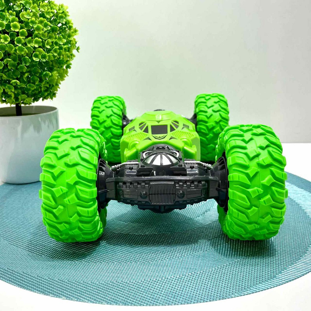Машина трюкова всюдихід на радіокеруванні трансформер з гнучким корпусом Зелена (8023) Чернігів - фото 4