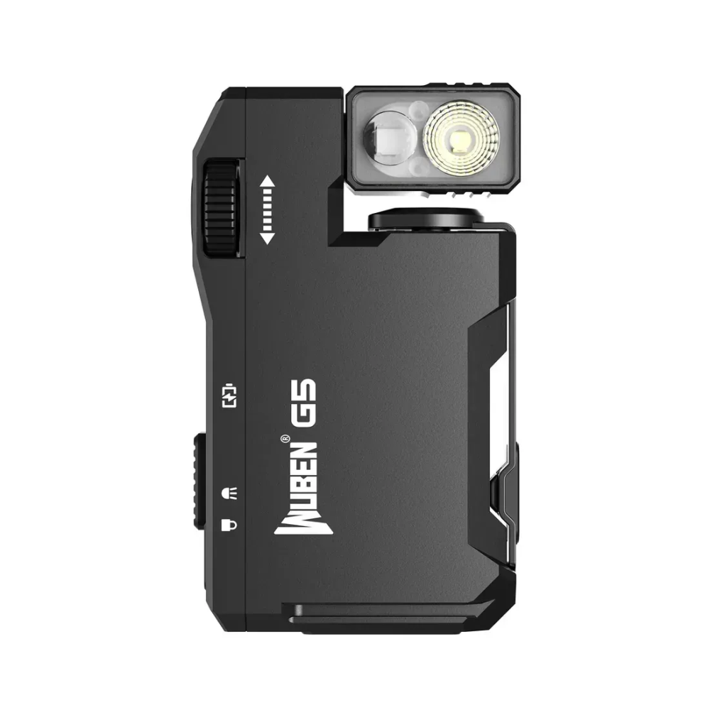 Фонарь брелок Wuben G5 EDC с красным светом + RGB свет Черный Винница - изображение 1