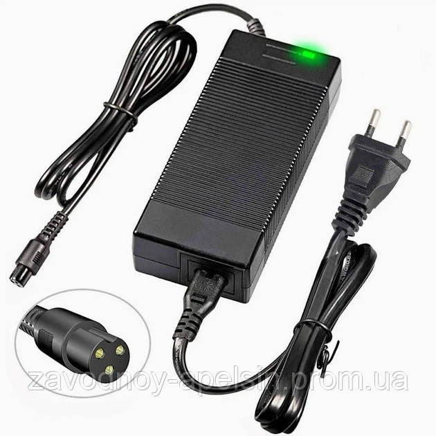 Заряджання самоката велосипеда 36V 2A штекер 12 мм (3-pin) Одеса - фото 1