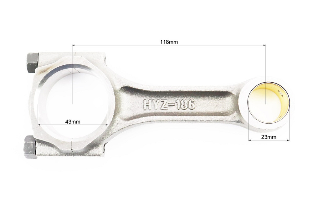 Шатун (D-43mm, d-23mm) 186F Киев - изображение 2