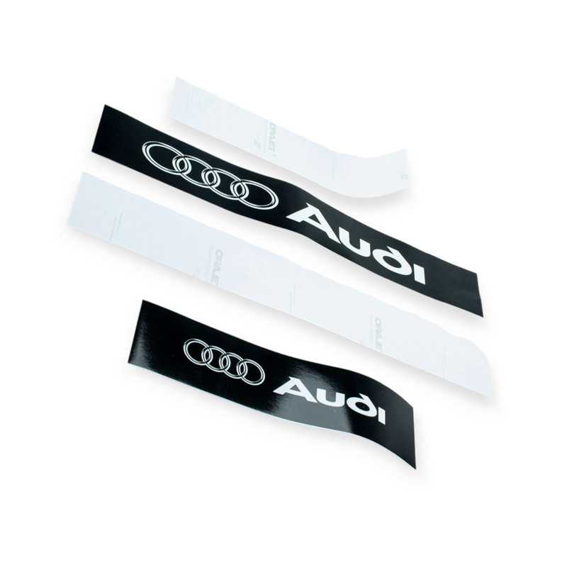 Наклейка на пороги "автомобіль Ауді" (4шт) Мукачево - фото 1