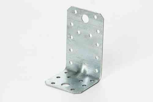 Угольник универсальный с усиленным ребром 90х50х55х2.0мм оц. (пачка, кратно 10шт) APRO Ровно