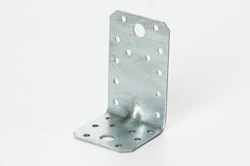 Косинець універсальний із посиленим ребром 90х50х55х2.0 мм оц. (пачка, раз 10 шт.) APRO Рівне - фото 1