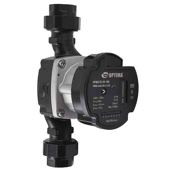 Насос циркуляционный энергосберегающий Optima PRIME UPMH 25-90AUTO 180мм + гайки (000027874) Киев