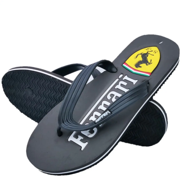 Чоловічі В'єтнамки Капці FERRARI Шльопанці Сірі Шльопанці (розміри: 41,42,43,44) Дніпро - фото 1