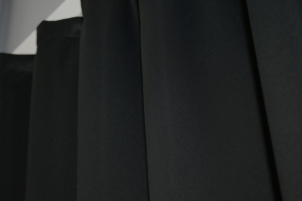 Комплект штор коротких VR-Textil Блэкаут Midnight № 1165ш 140х170 см 2 шт черный (35-0042) Киев - изображение 5