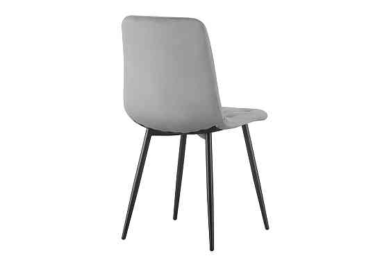 Стілець Трасті, чорний/ велюр сірий Киев