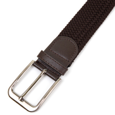 Ремінь Vintage Текстильний Коричневий (20519) Вінниця - фото 5