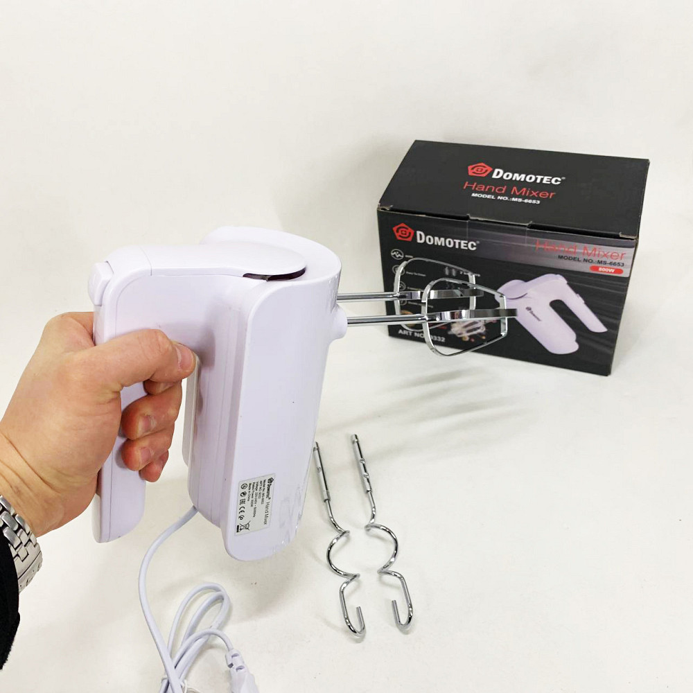 Ручний міксер для приготування тіста, Побутовий міксер для збивання крему Кращий ручний QE-22 Івано-Франківськ - фото 3