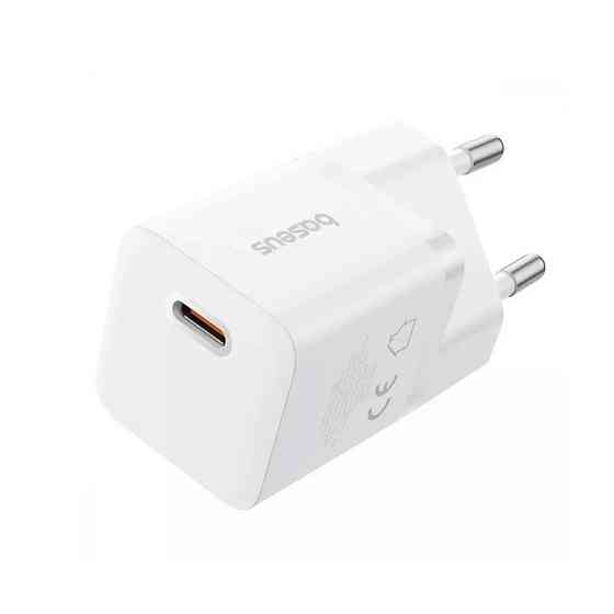 Мережевий зарядний пристрій Baseus GaN5 Fast Charger (mini) 1C 25W EU Moon White P10110909213-00 Одеса