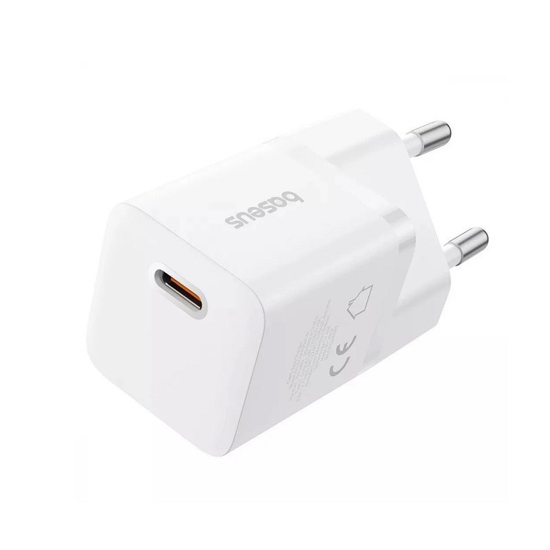Мережевий зарядний пристрій Baseus GaN5 Fast Charger (mini) 1C 25W EU Moon White P10110909213-00 Одеса - фото 5