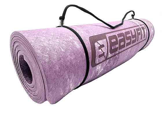EasyFit Килимок для йоги та фітнеса EasyFit PER Premium Mat 8 мм Фіолетовий Коломыя
