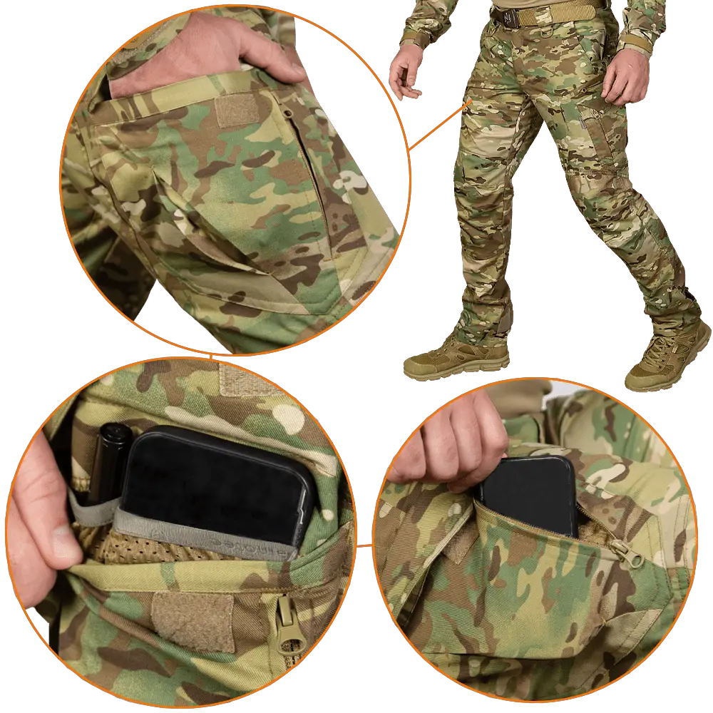 Тактические мужские штаны Герц (Мультикам) XL Киев - изображение 3