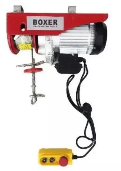 Електричний тельфер BX-562 500 кг, 2000 Вт, підйом 6/12 м, автоматичне гальмо, пульт керування Одеса - фото 7