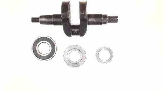 Колінвал мотоблок 186F (9Hp) (з шестернями та підшипником) (під шліци, Ø25mm) ST Мукачево