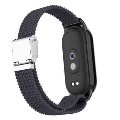 Ремешок для фитнес браслета Armorstandart Braided Solo Loop для Xiaomi Smart Band 10/9/8 Charcoal (ARM86881) Винница