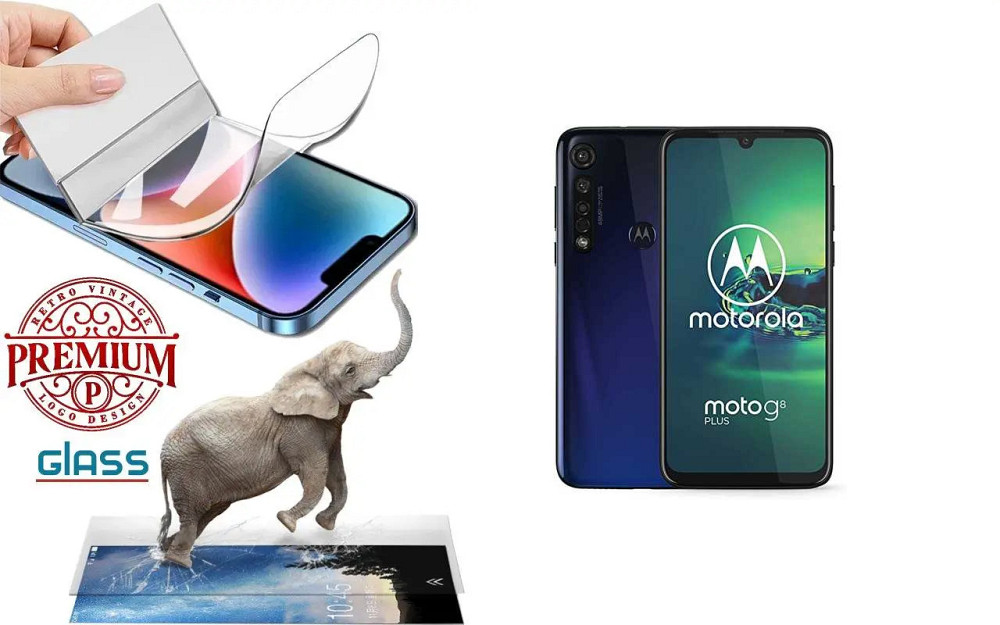 Полиуретановая пленка Motorola Moto G8, Moto G8 Plus, Moto G8 Power, Premium, толщина 0,2 мм Киев - изображение 1