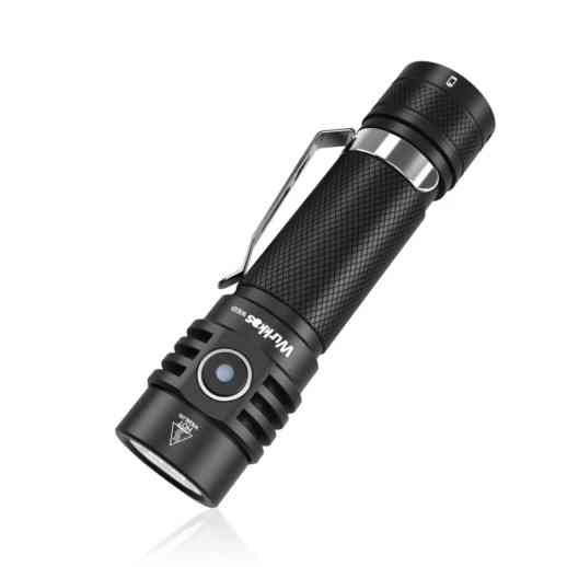 Фонарь ручной Wurkkos WK-03 TIR Luminus SST40 1800лм USB Type-C с аккумулятором Wurkkos 3000mAh Черный Киев