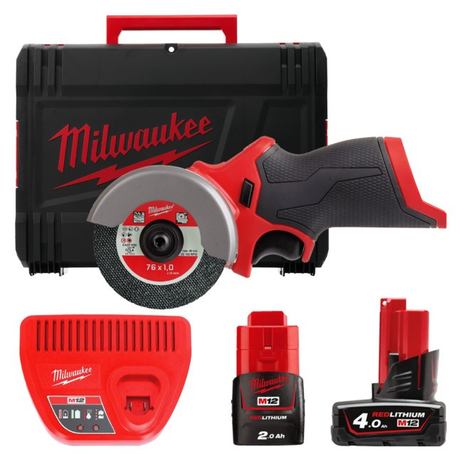 Субкомпактна багатофункціональна відрізна машина MILWAUKEE M12 FCOT-422X FUEL 4933464619 (+ заряд.пристрій, 2 Одесса - изображение 1