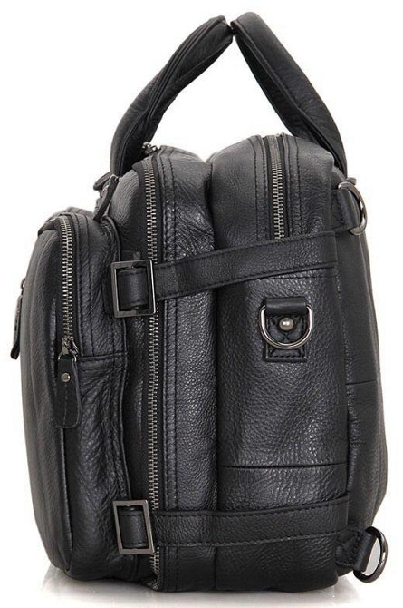 Сумка чоловіча Vintage 14058 Чорна Київ - фото 9