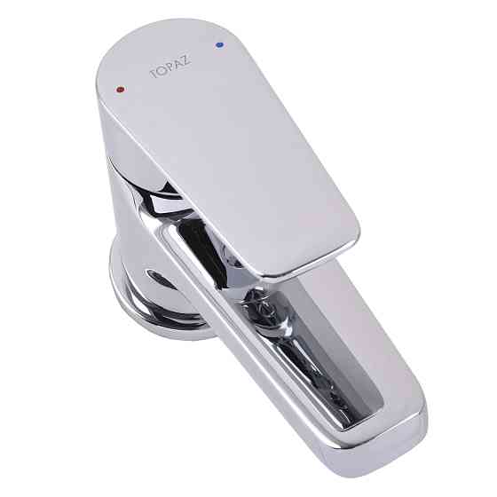 Змішувач для умивальника TOPAZ CAPRI TCA-15206-H43 гігієнічний зі стоп-лійкою вбудований клапан D35 Луцьк