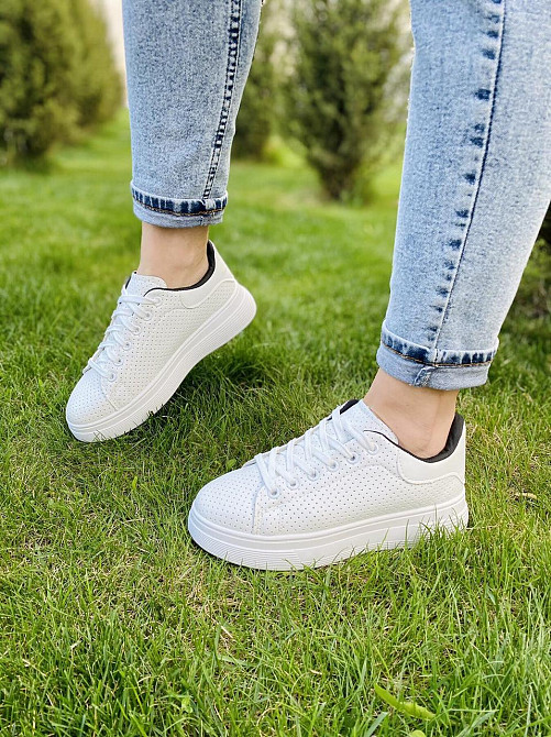 Fashion Кеди жіночі FASHION 136-320 білі (весна-осінь, еко-шкіра) (4416) 36-41 Коломыя - изображение 2