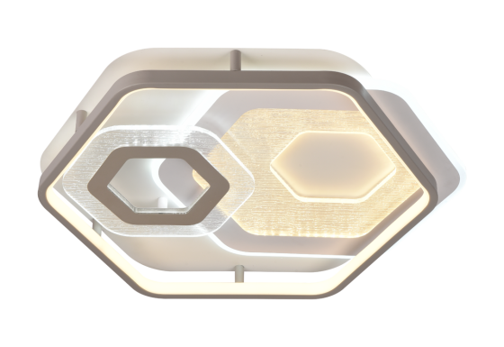 VALESO Стельова світлодіодна люстра , Біла Коломия