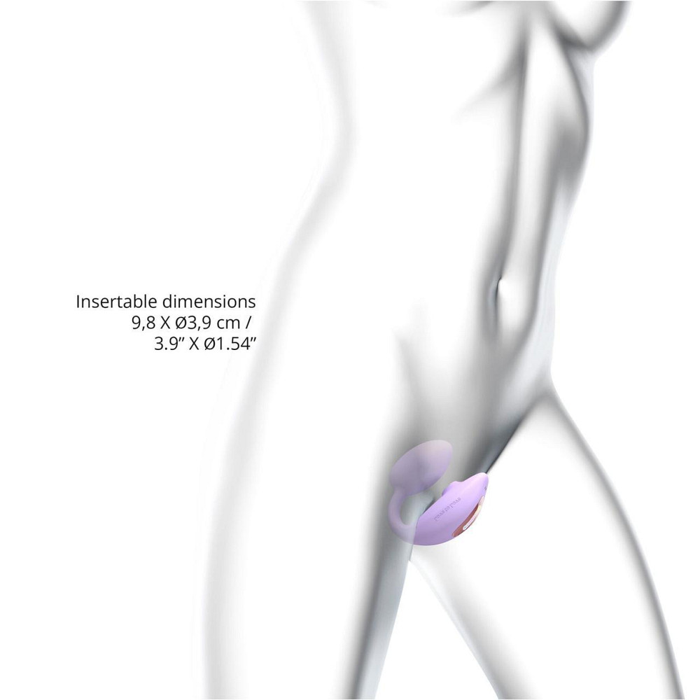 Віброяйце з вакуумною кліторальною стимуляцією Love To Love Wonderlover VIVA MAUVE Sex Aura Київ - фото 5