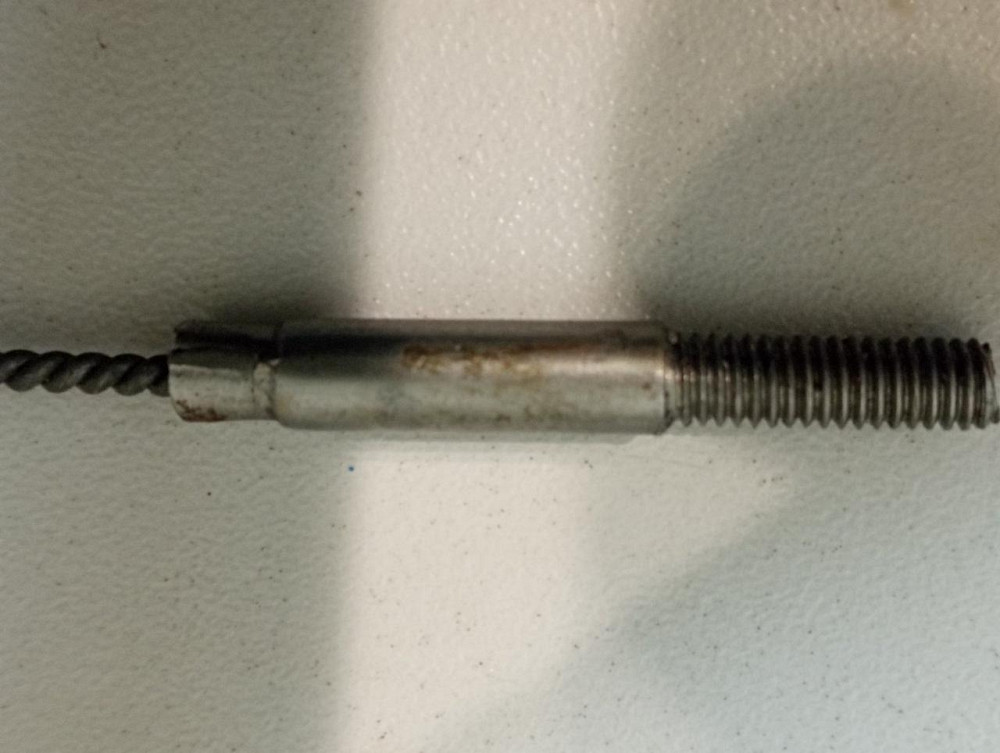 Йоржик дротяний жорсткий N604 з різьбою М4 загальною довжиною 150мм довжиною йоржика 100мм діаметром 4мм Київ - фото 4