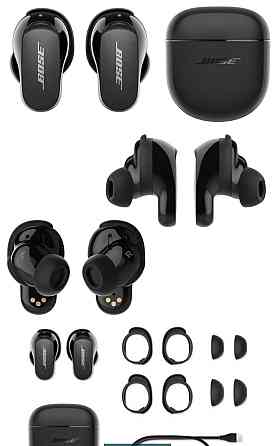 Наушники TWS Bose QuietComfort Earbuds II Triple Black Київ