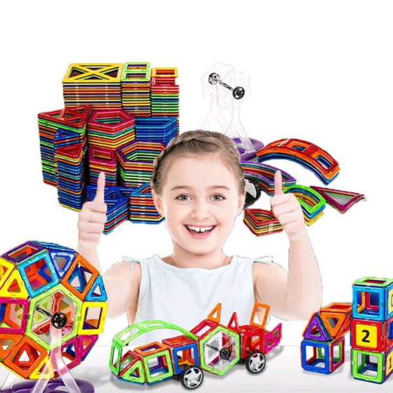 Дитячий магнітний 3D-конструктор 108 деталей G081 Київ
