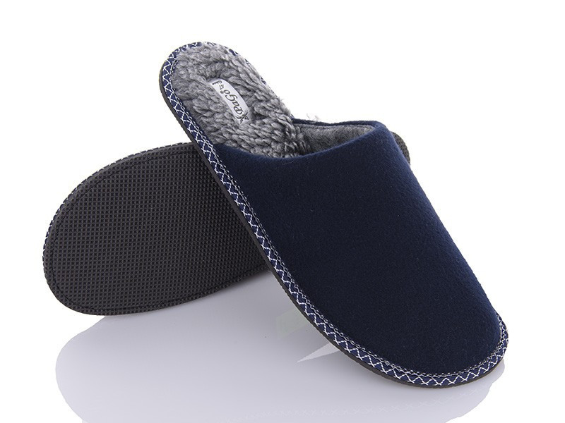 Капці чоловічі теплі закритий носок тапочки на овчині домашні прошиті Одеса - фото 2