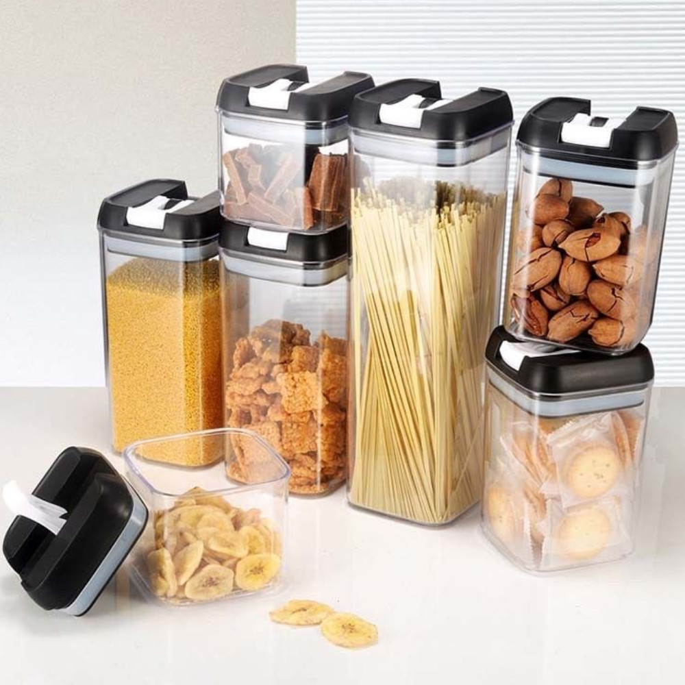 Набір контейнерів 7 шт для сипучих Food storage container / Органайзери для круп Київ - фото 1