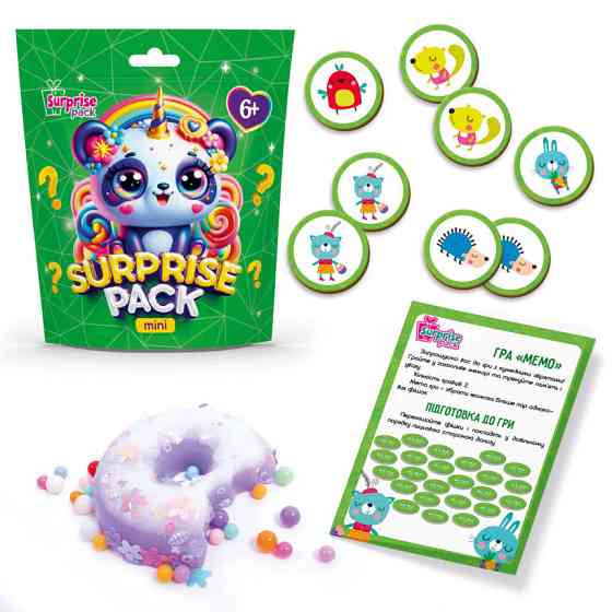 Ігровий набір-сюрприз "Surprise Pack Mini 4" VT8040-04 настільна гра та сквіш Вінниця