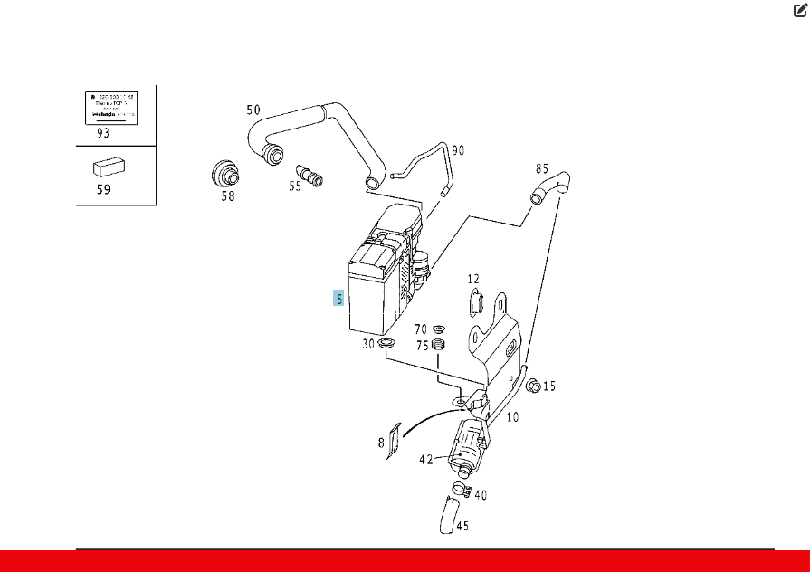 Mercedes-Benz  A2205002098 Додатковий підігрівач Webasto Thermo Top Z/C-D. S-class short W220 Одесса - изображение 10