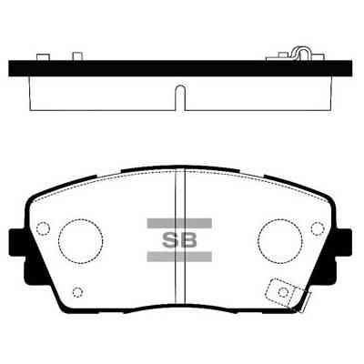Гальмівні колодки HI-Q SP1405 Вінниця