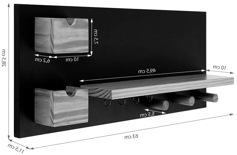 Ключница деревянная 