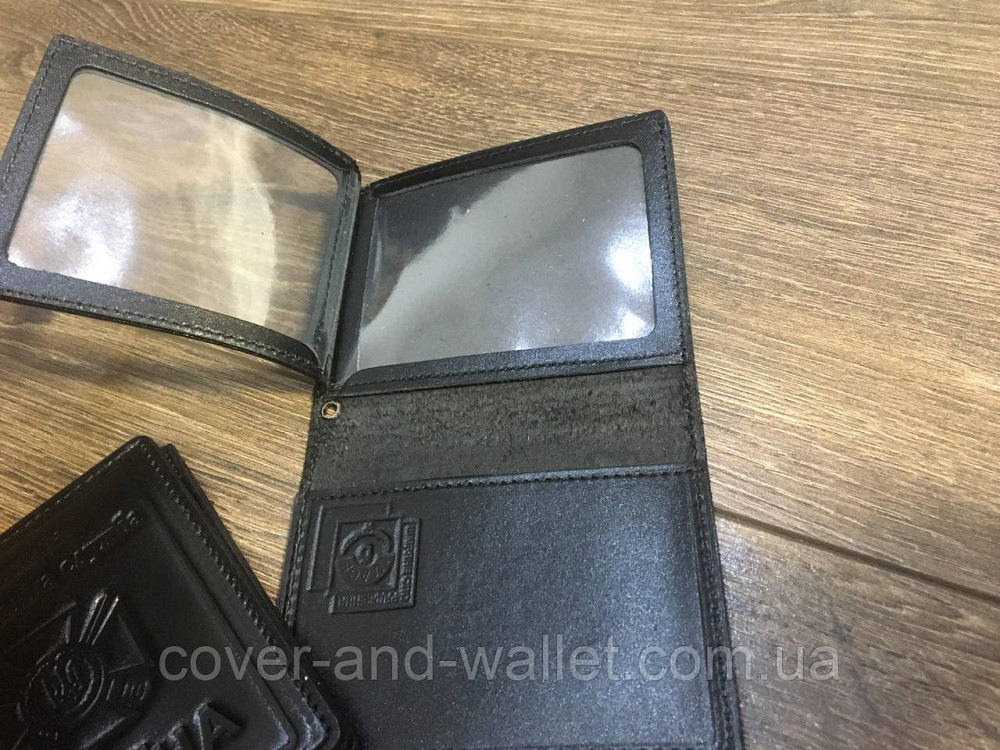 Обкладинка з натуральної шкіри на посвідчення "Державна прикордонна служба" (на книжку) Київ - фото 4