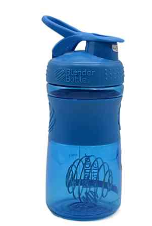 Шейкер спортивний (пляшка) BlenderBottle SportMixer Flip 20oz/590ml Cyan (Original) Кам'янське