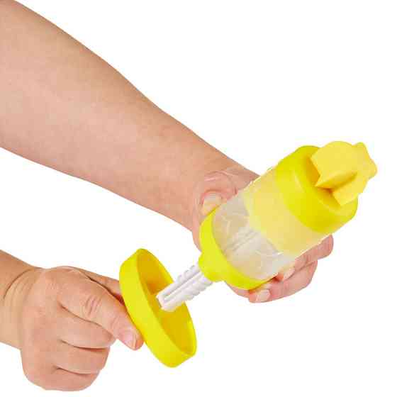 Незастигаюча маса для ліплення з пресом 595106, 5х6х19 см Жовтий Вінниця